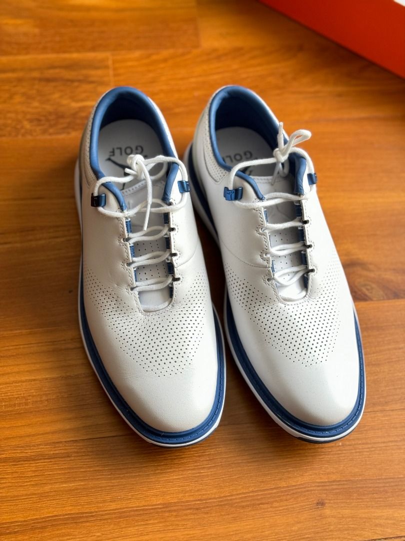 NEW Jordan White French Blue ADG 4 Golf Size U.S 8.5 men