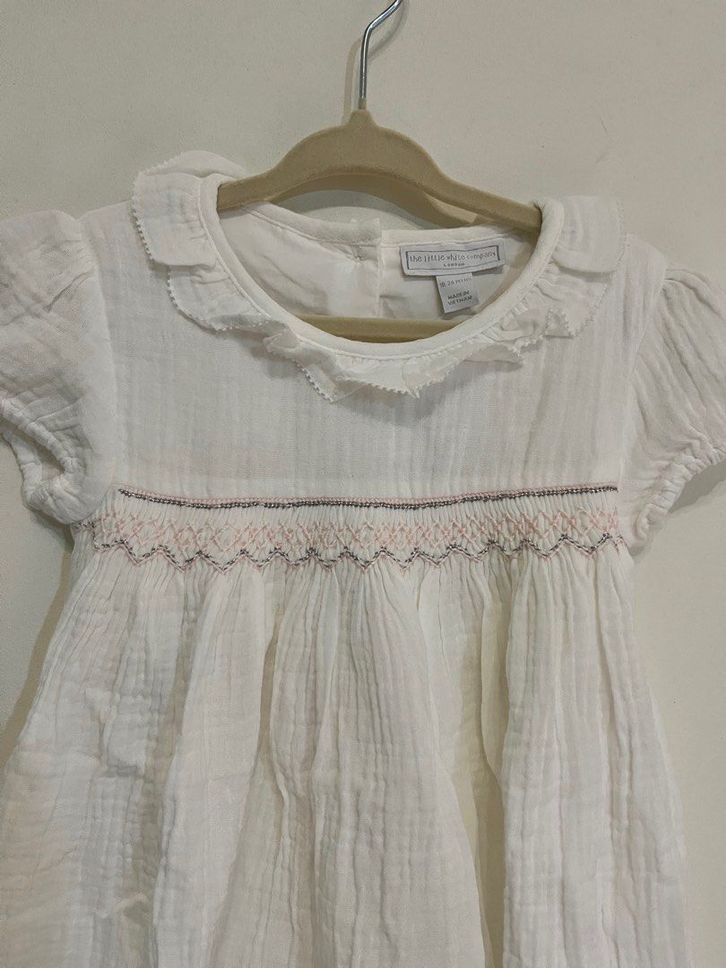 White company baby dress store