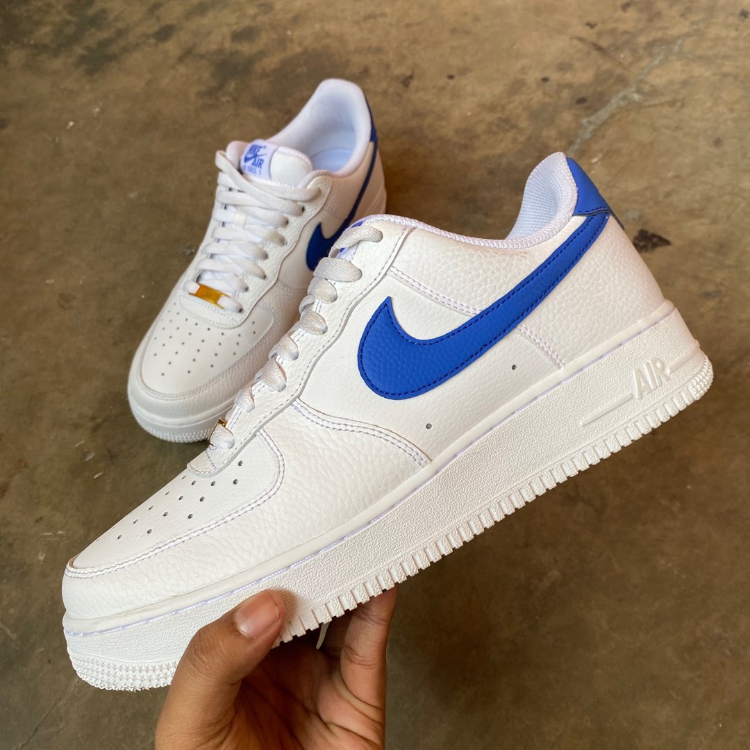 nike air force 1 white royal blue