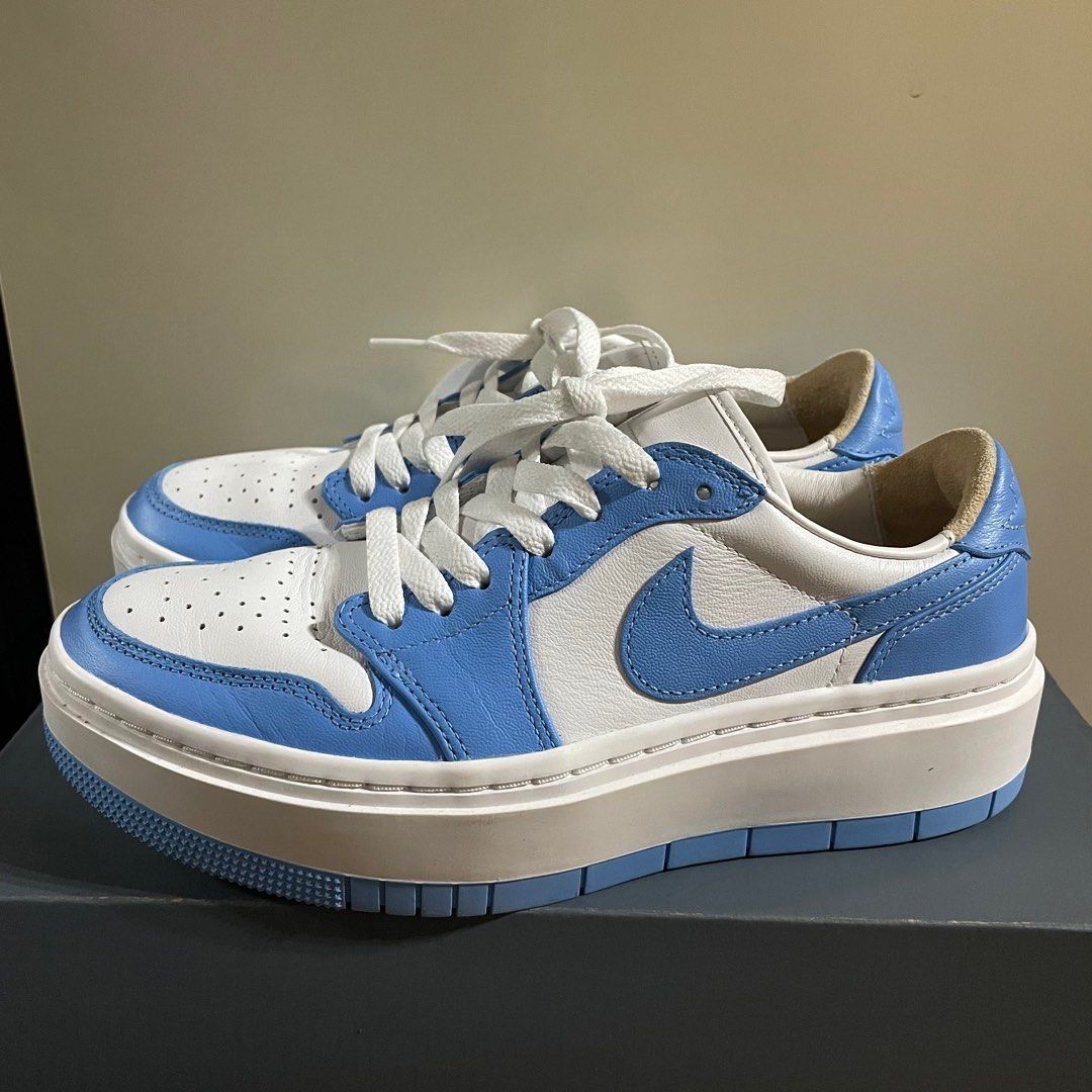 Nike Air Jordan 1 low elevate 厚底 aj 北卡藍 大學藍 尺寸US7.5(24.5cm)