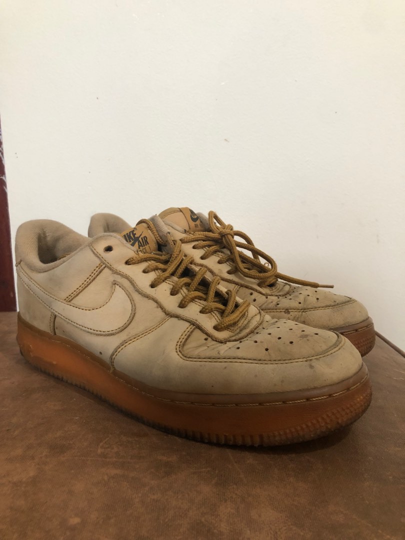 suede brown air forces