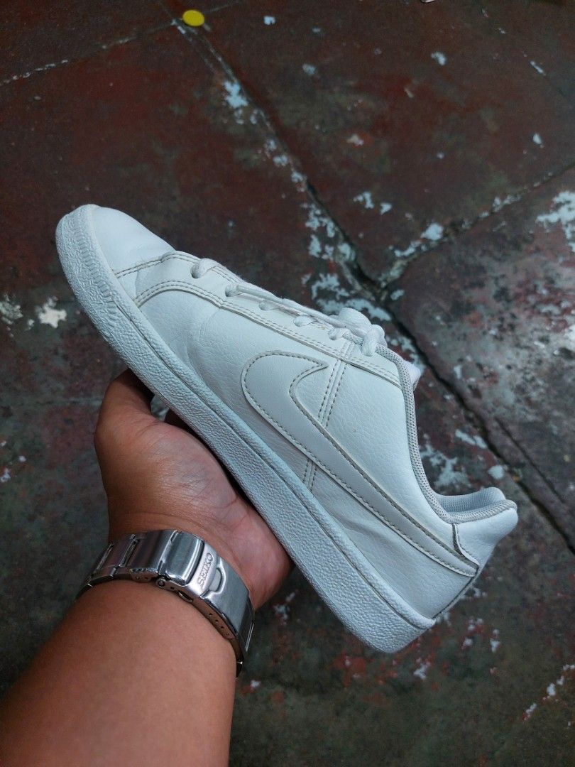 Nike Court Royale White Leather Youth Women 24 cm