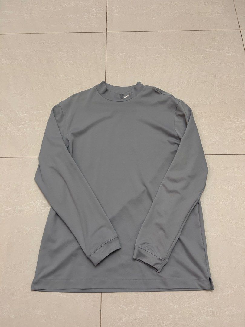 gray nike long sleeve