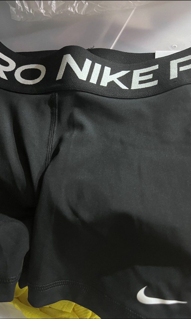 nike pro tights black