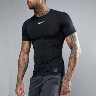 Nike Pro Combat Tank Shirt Compression, Men's Dri Fit Beast Hypercool, Grey  L