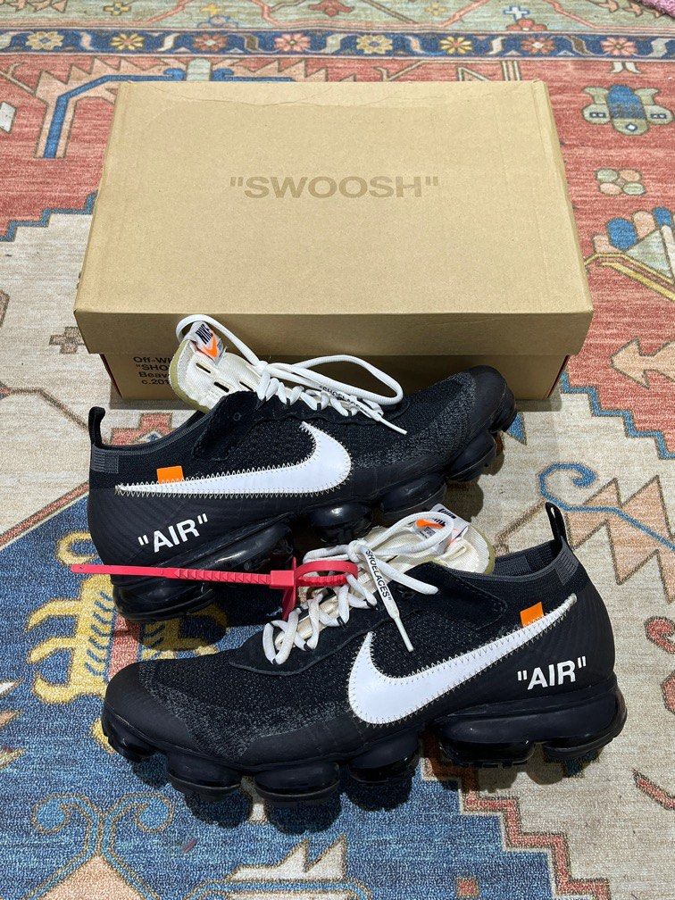 Nike vapormax sales off white box