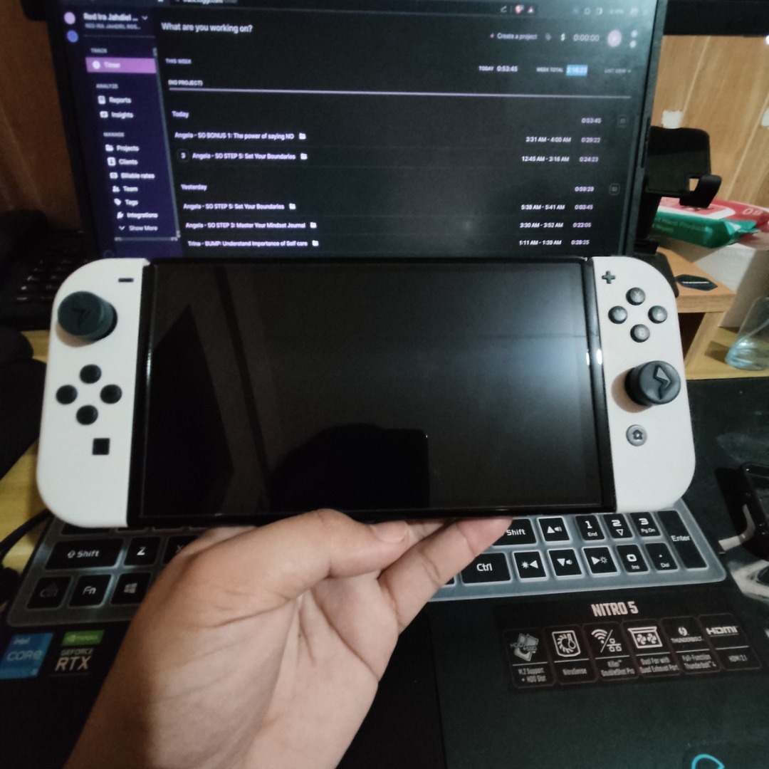 Nintendo Switch Oled Jailbreak/Modded with Box) 512GB