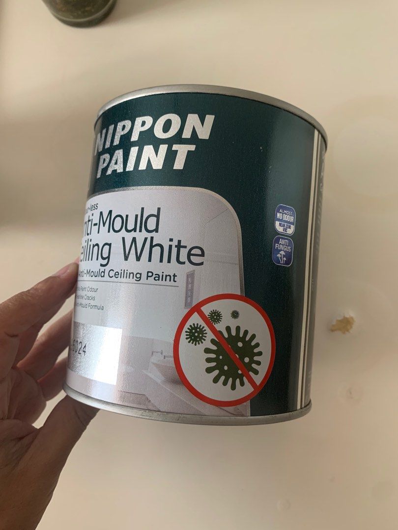NIPPON PAINT ANTIMOULD CEILING PAINT / 1 Litre, Furniture & Home