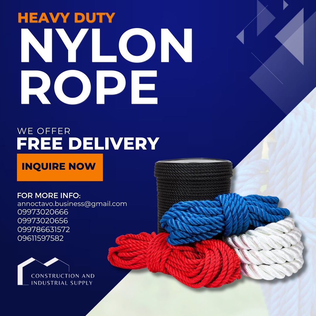 Nylon Rope Heavy Duty Rope Hiking Rope Ropes Polyester Rope
