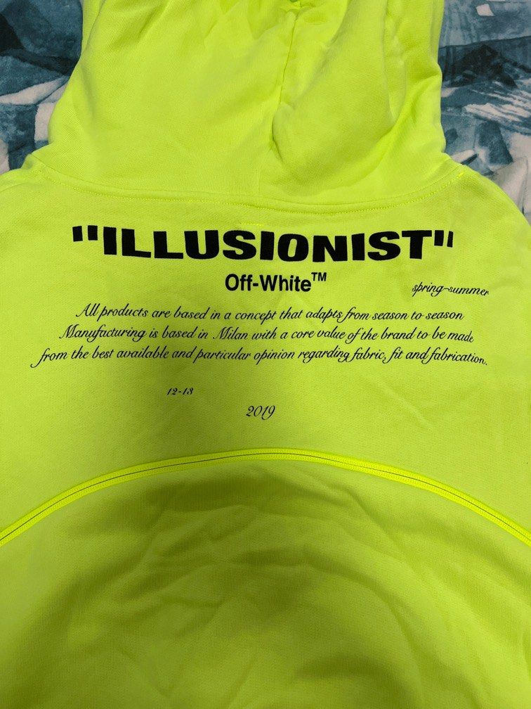 Off white illusionist sales hoodie