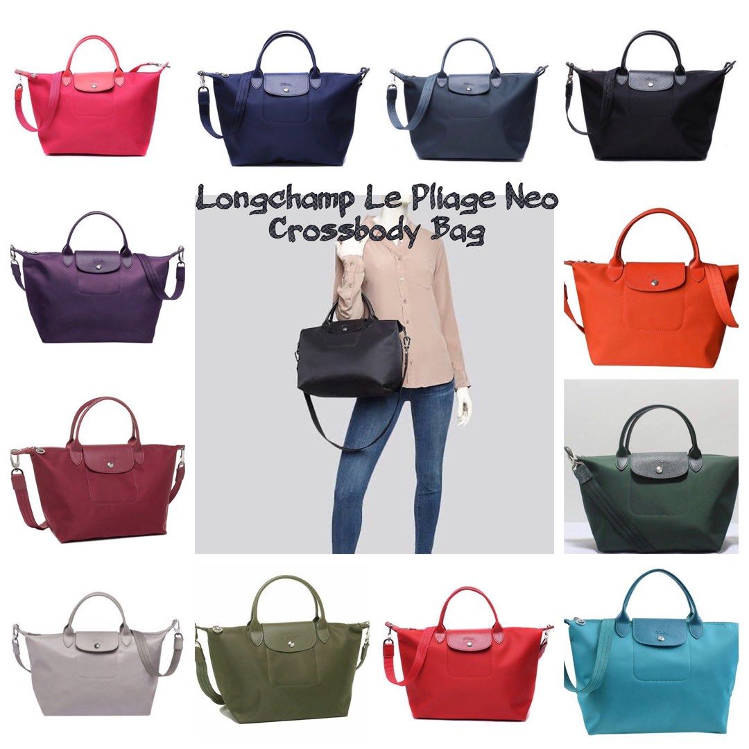 Authentic] Longchamp Le Pliage Hobo Bag in Black (Nylon), Women's Fashion,  Bags & Wallets, Cross-body Bags on Carousell