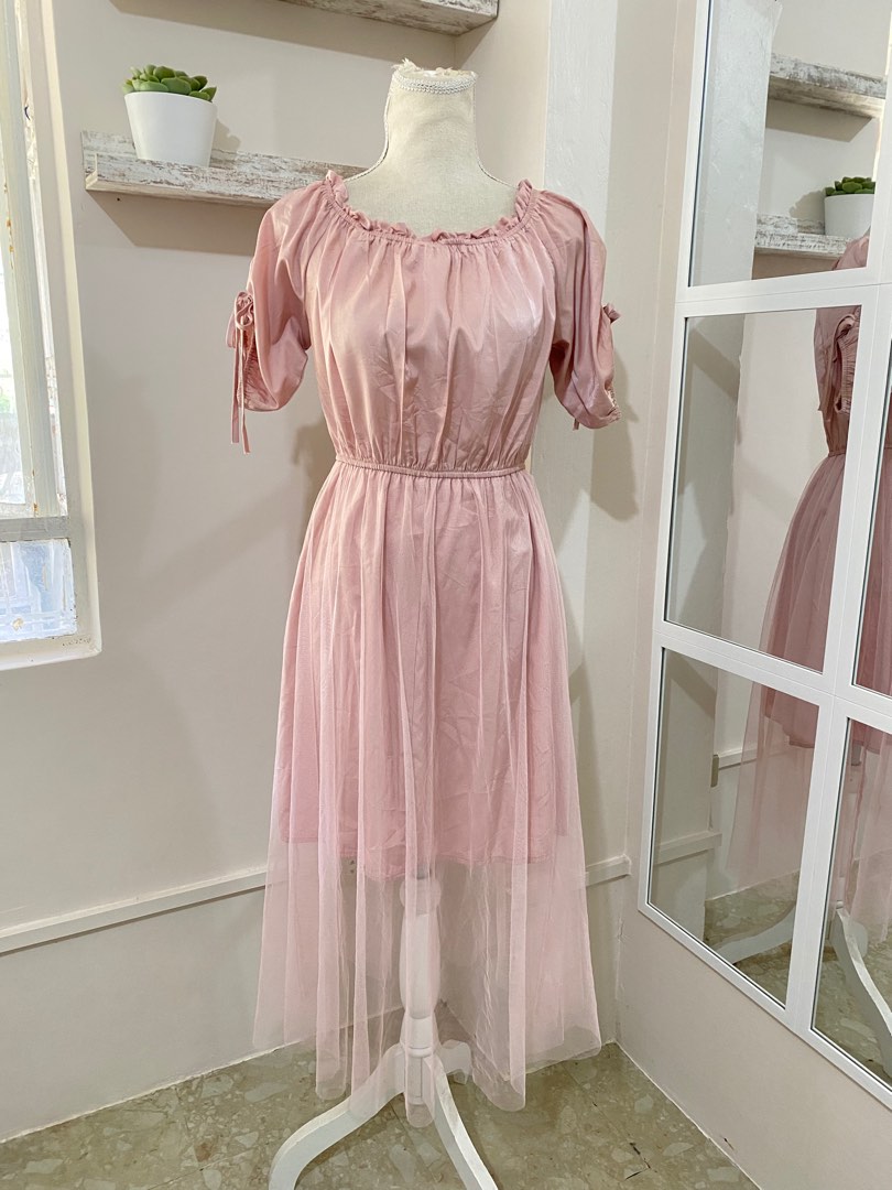 pastel maxi dress, Women's Fashion, Dresses & Sets, Dresses on Carousell