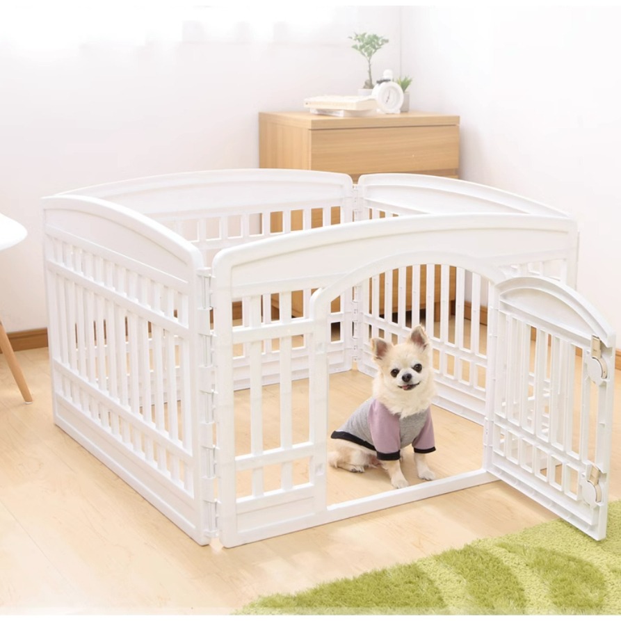 Pet Playpen Foldable Gate for Dogs Heavy Plastic Puppy Exercise Pen