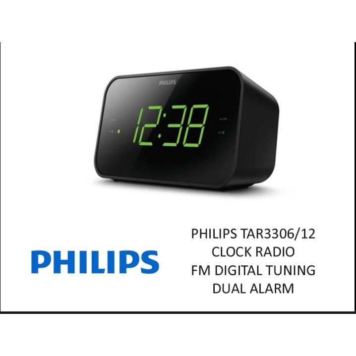 Philips clock radio TAR3306/12, Furniture & Home Living, Home Decor ...