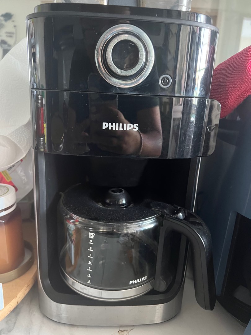 Philips coffee maker comes with bean grinder, automated, TV & Home