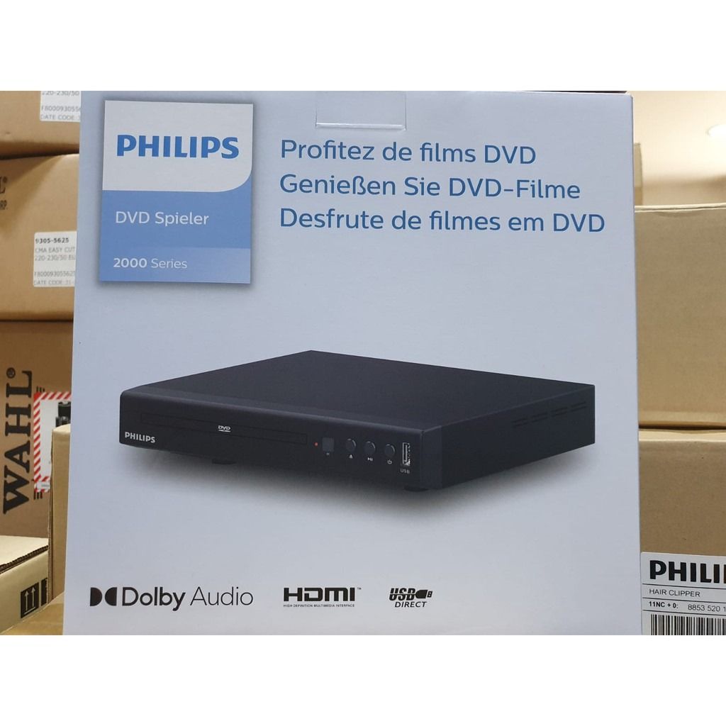 Philips DVD Player 2000 Series TAEP200/12, TV & Home Appliances, TV