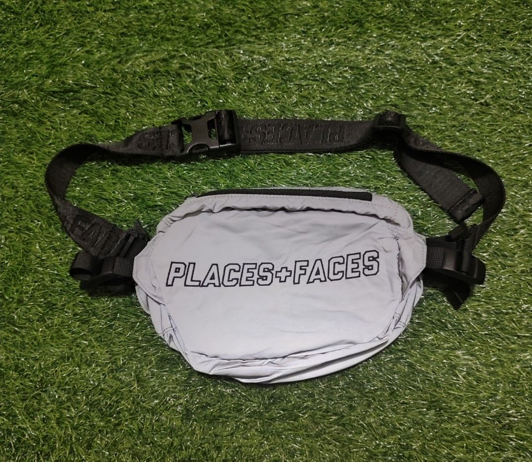 PLACES FACES REFLECTORIZED WAIST BAG Men s Fashion Bags Belt bags Clutches and Pouches on Carousell