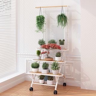 Plant Rack Flower Pot Stand Flower Rack Multi-Layer Plant Stand Indoor/Outdoor Display Plant Rack
