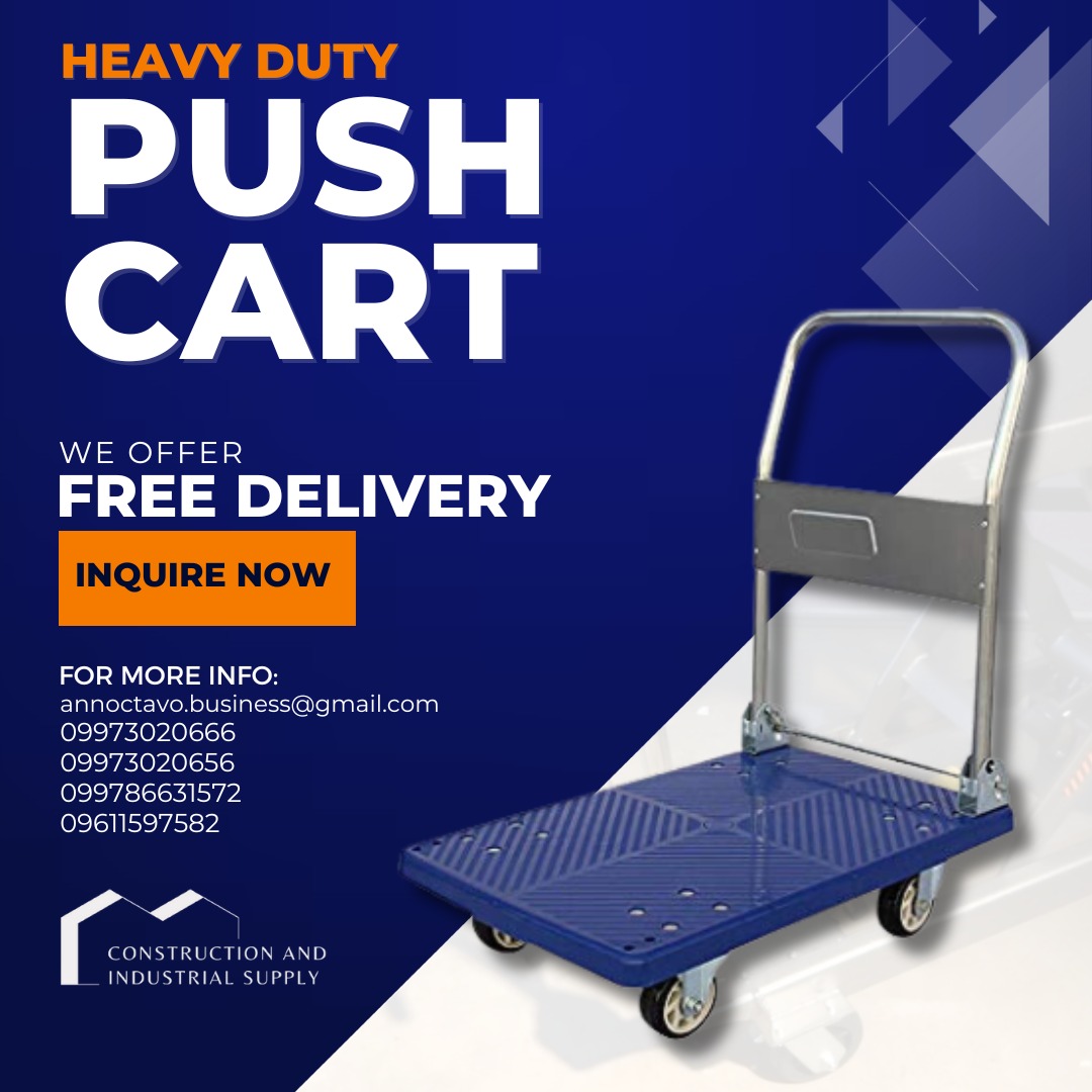 Platform Cart | Push Cart | Utility Cart | Handy Cart | Steel Push Cart ...