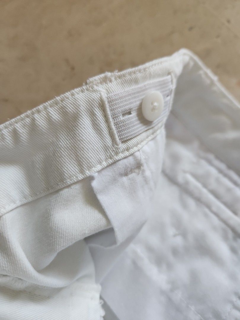 Girls white chino shorts top