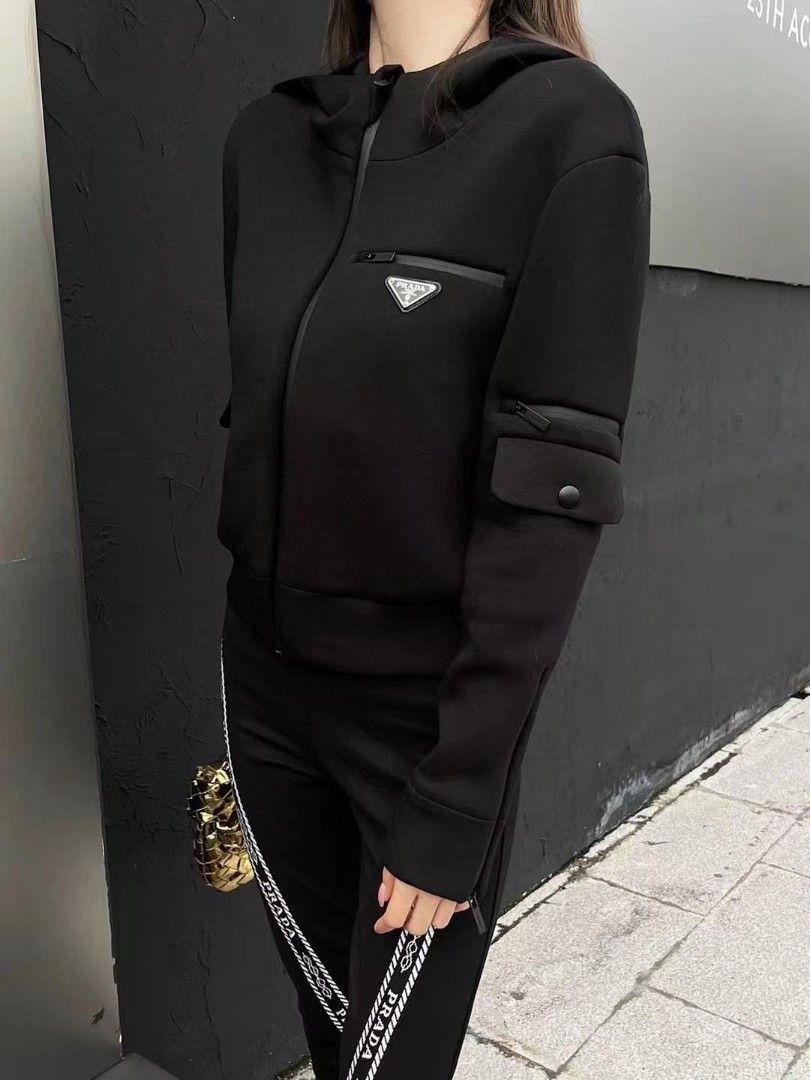 Womens prada 2025 tracksuit