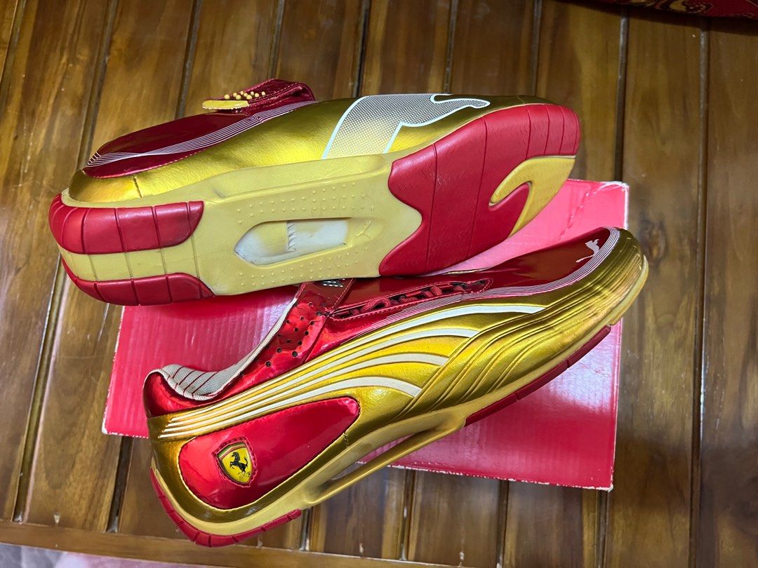 Puma ferrari shoes gold women hot sale