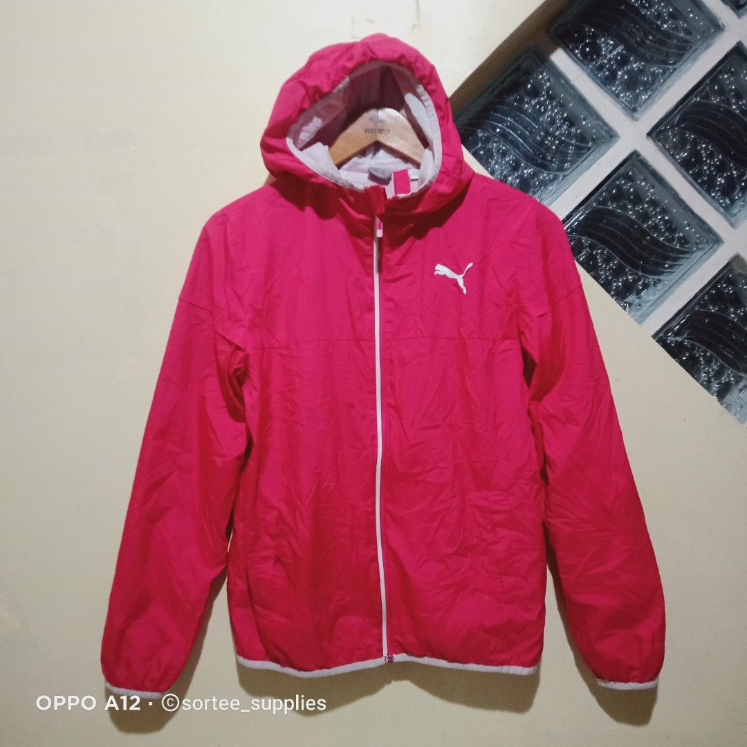 Bright pink windbreaker best sale
