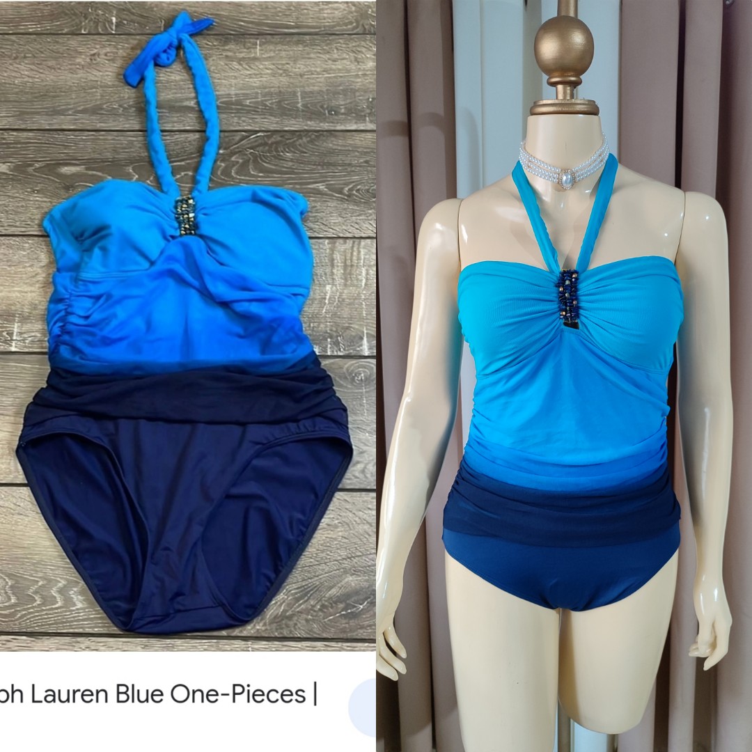 RALPH LAUREN One Piece Swimsuit, Women's Fashion, Swimwear, Bikinis ...