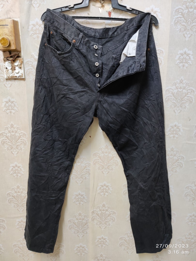 REPLAY JEANS SUPERBLACK REGULAR FIT ITALIA, Men's Fashion, Bottoms, Jeans  on Carousell