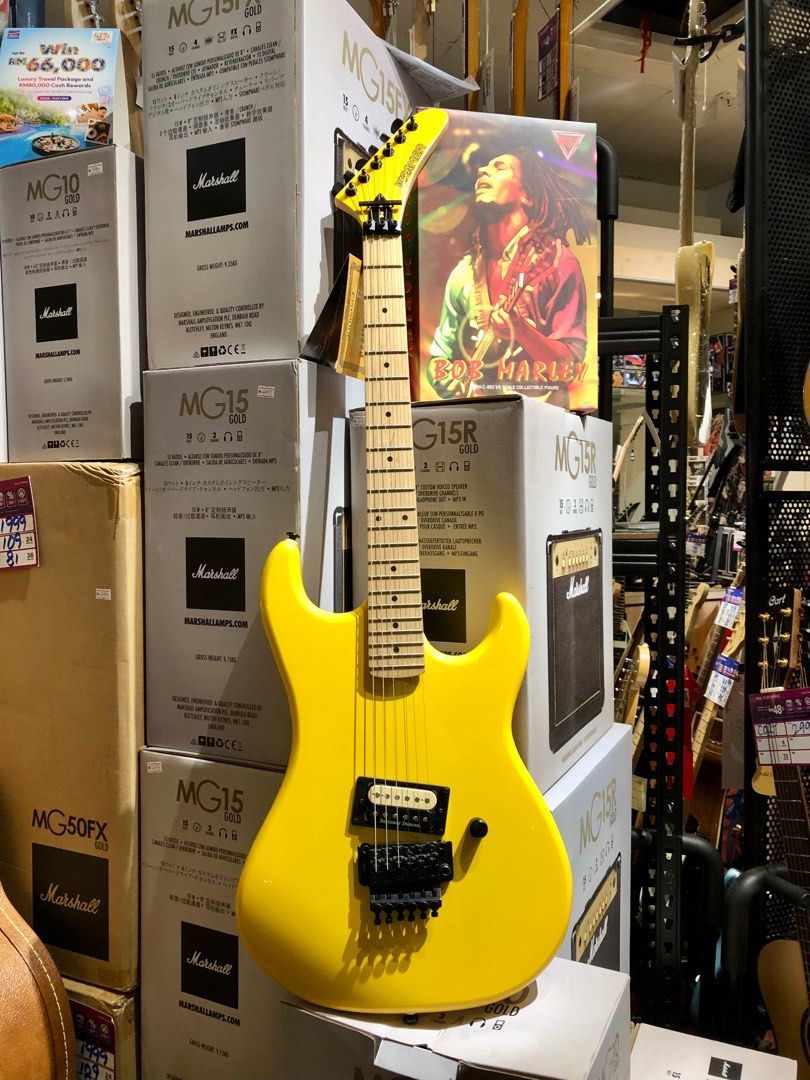 Yellow store kramer guitar