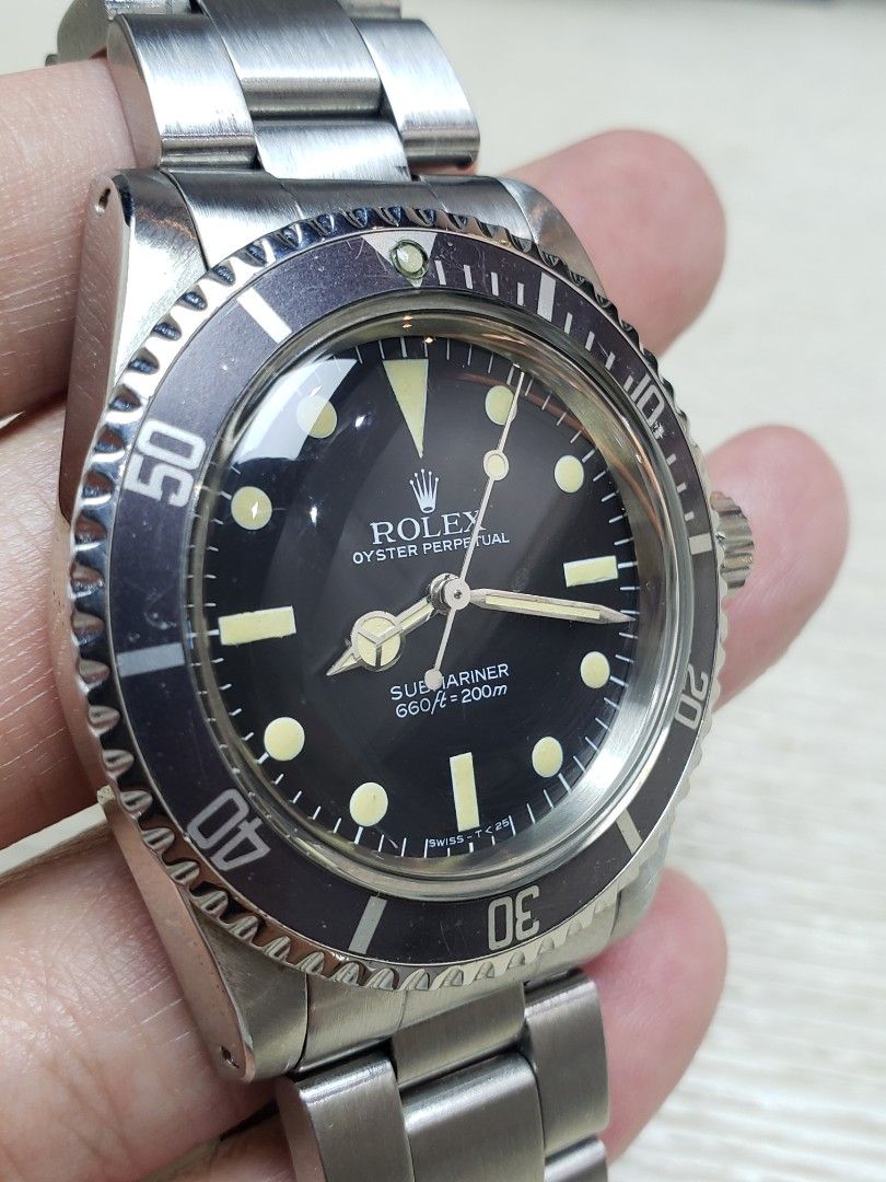 Rolex 5513 Submariner Mk5 Maxi Dial Full Set