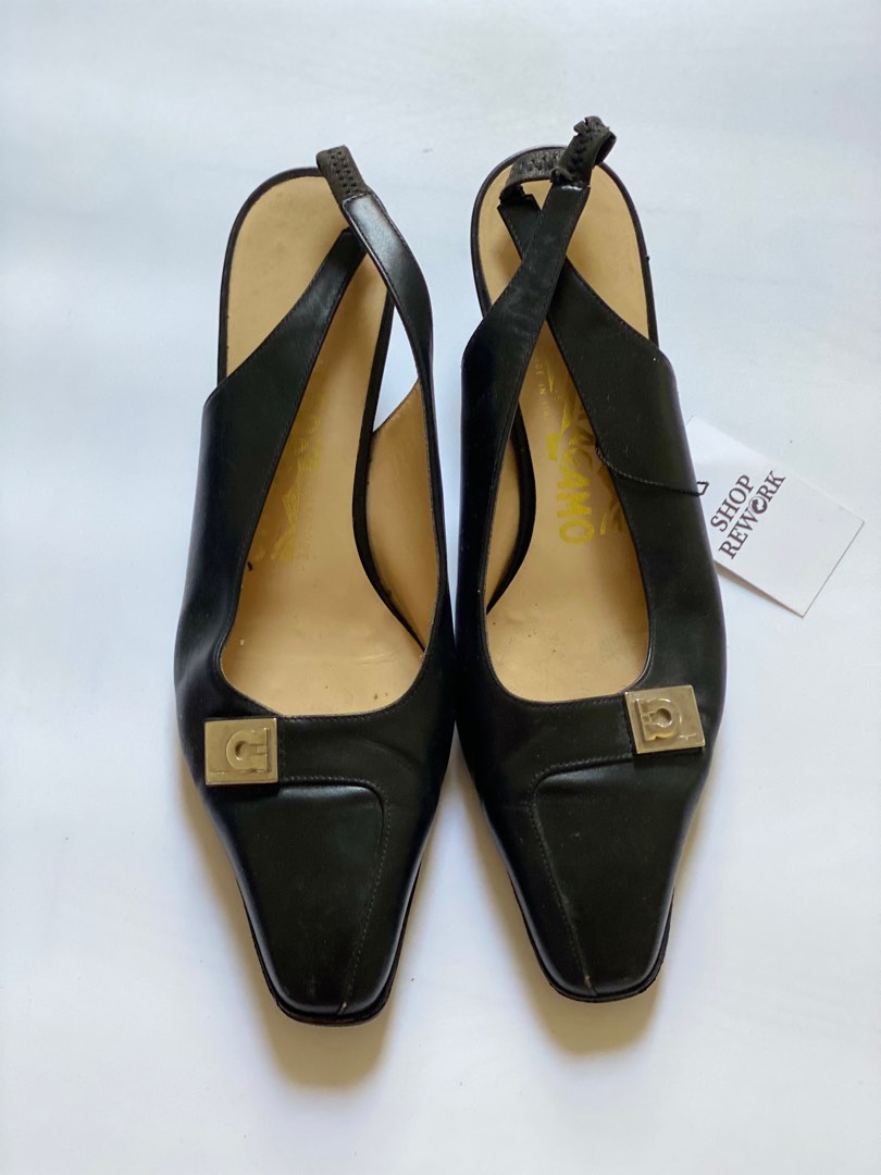 ferragamo kitten heels