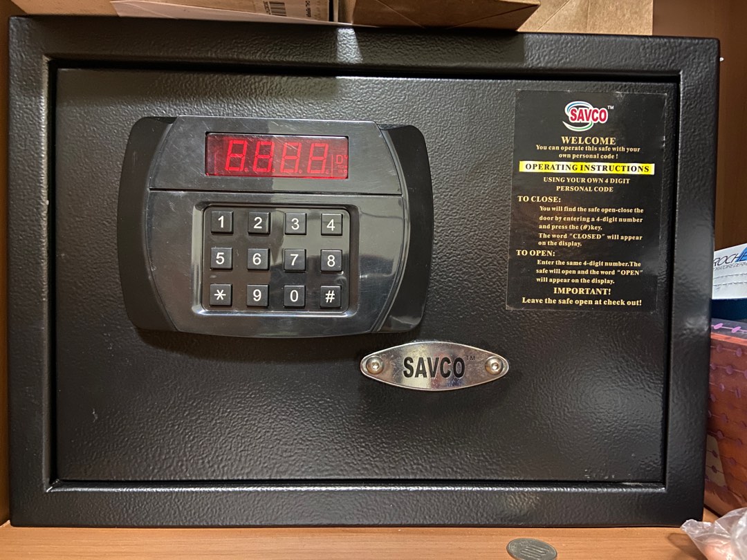 Savco Safe Box, Furniture & Home Living, Security & Locks, Safe on
