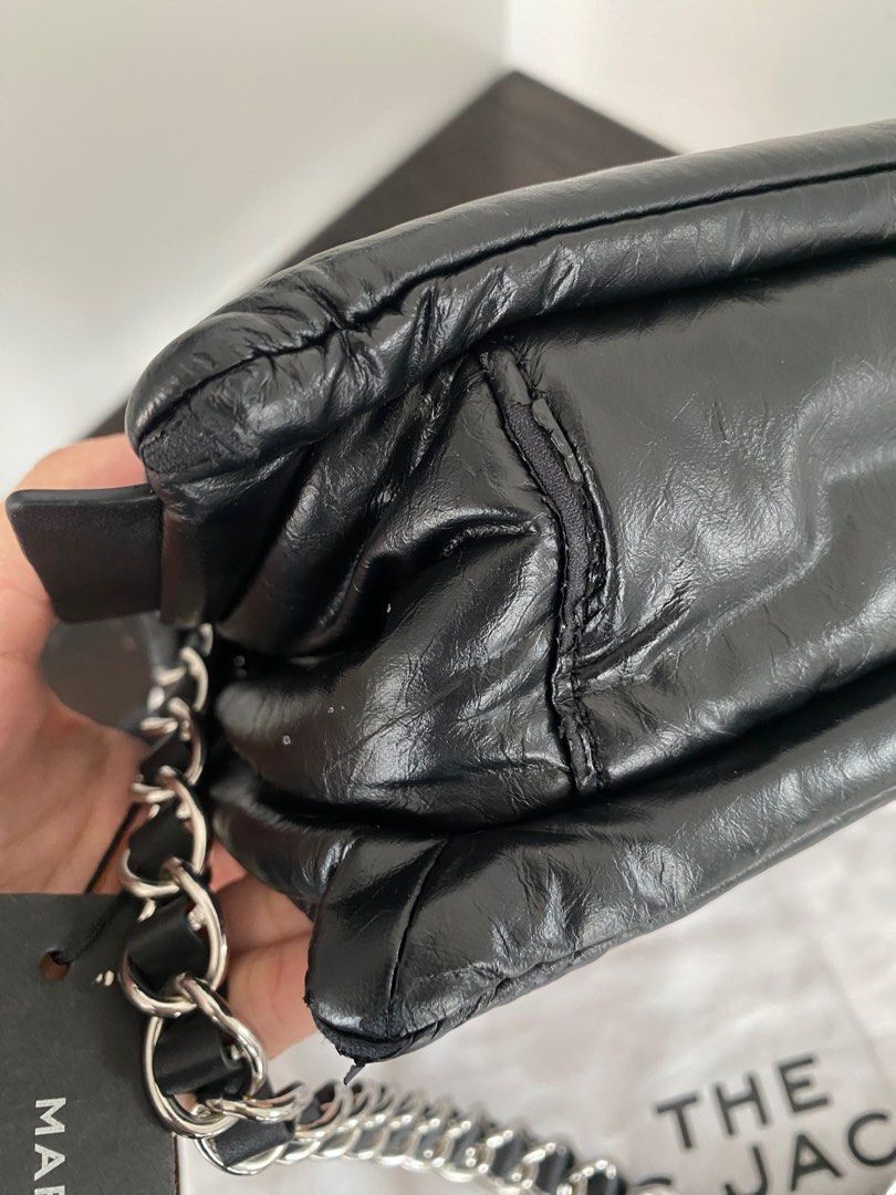 SELLING FAST!! MARC JACOBS - Pillow Bag (Black), Luxury, Bags & Wallets on  Carousell