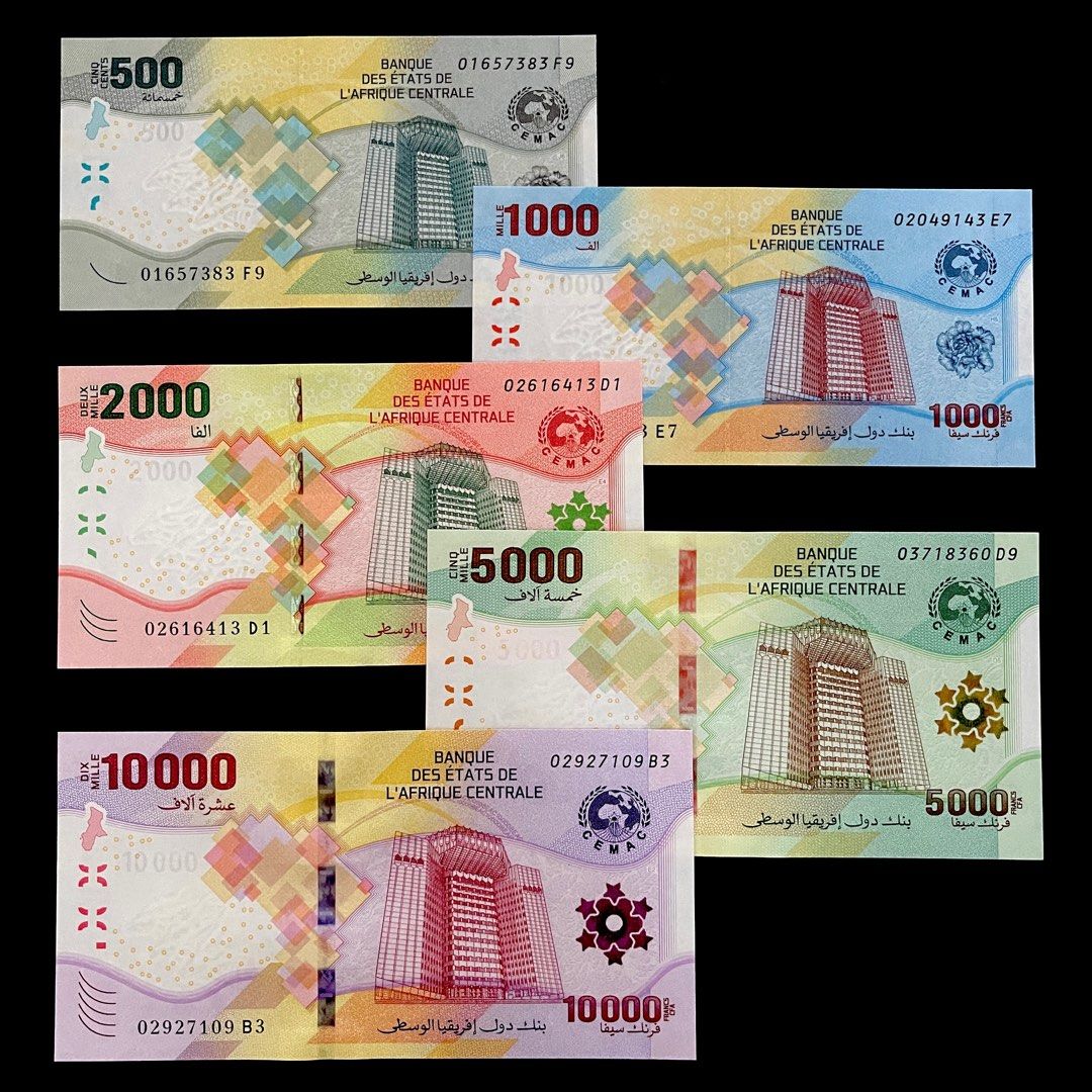 SET 2020/2022 CENTRAL AFRICAN STATES 500 1000 2000 5000 10000 FRANCS HYBRID  P-700 701 702 703 704 UNC > NEW DESIGN, Hobbies & Toys, Memorabilia &  Collectibles, Currency on Carousell