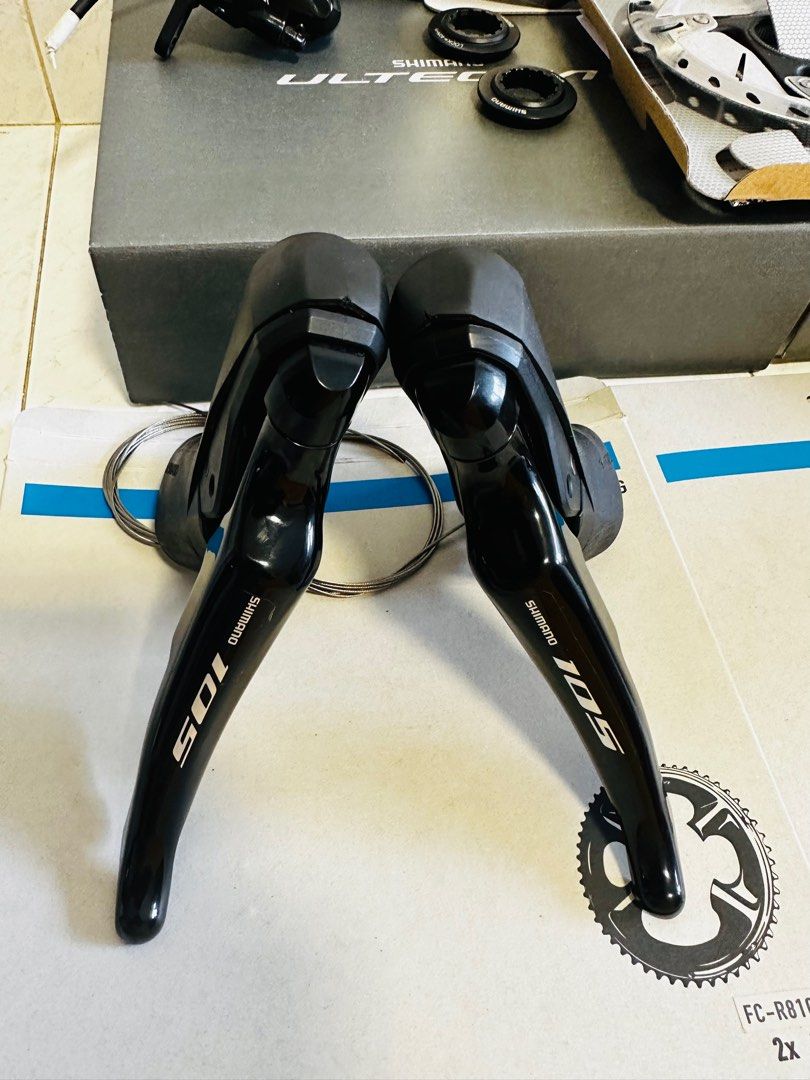 Shimano 105 Shifters and calipers Sports Equipment Bicycles Parts Parts Accessories on Carousell