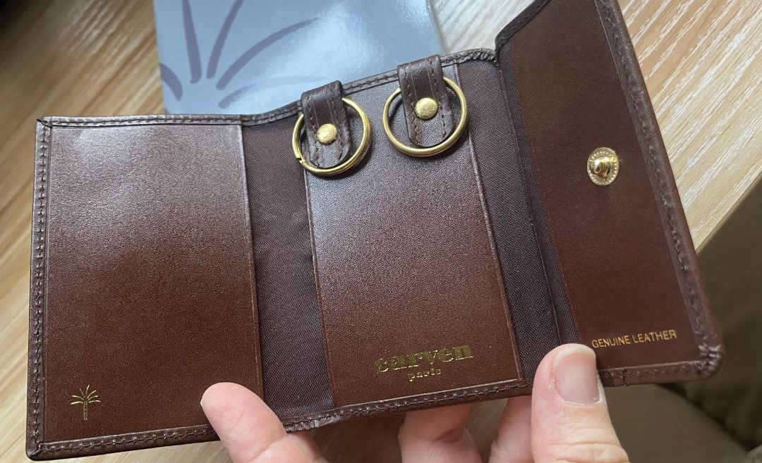Singapore Airlines Kenzo Carven cobranded leather key and card holder