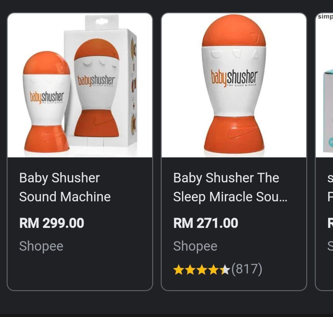 Shusher clearance sound machine