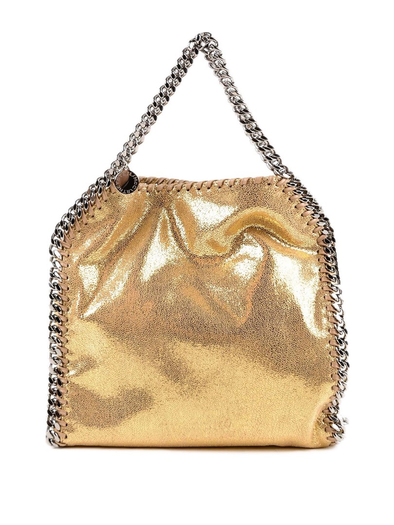 Stella McCartney Gold Falabella Mini Tote Bag Luxury Bags