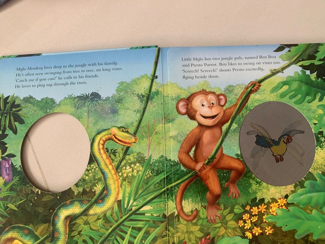 Story Motion book Mylo Monkey’s Tale, Hobbies & Toys, Books