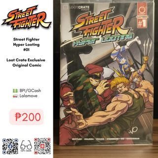 Street Fighter Hyper Looting #01 Loot Crate Exclusive Original Comic