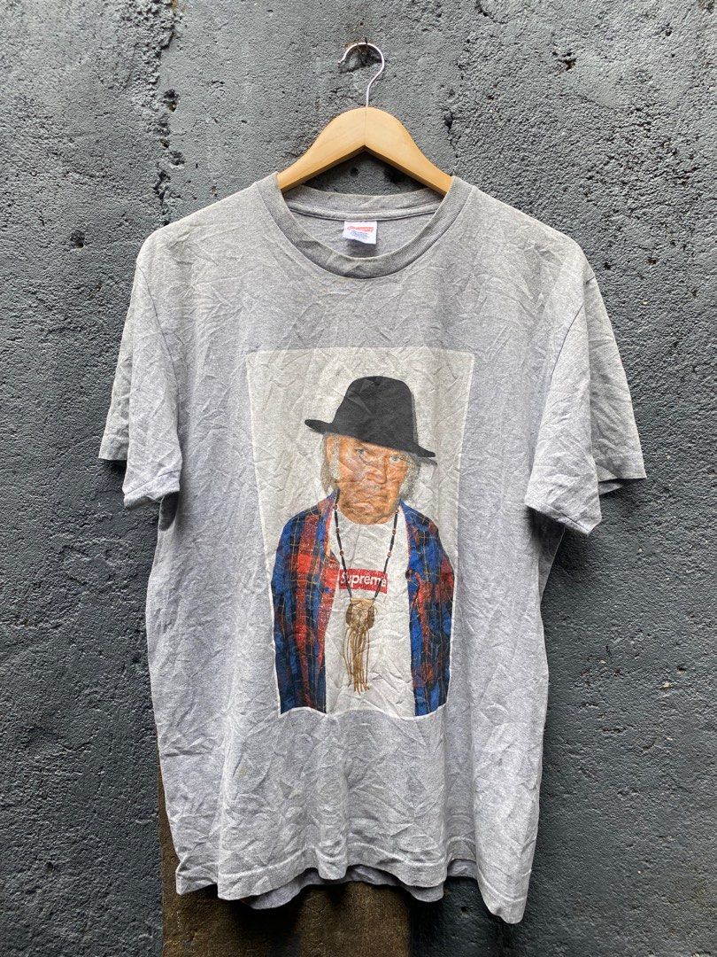 Supreme Neil Young tee, Men's Fashion, Tops & Sets, Tshirts & Polo