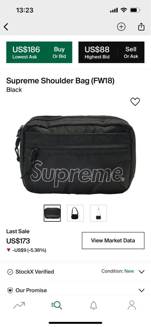 Supreme Shoulder Bag (FW18) Yellow - FW18 - US