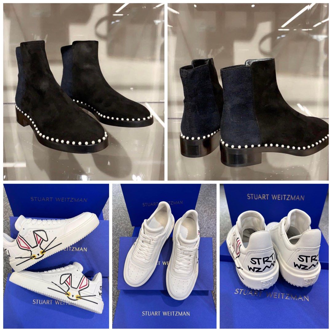 SW Stuart Weitzman 女鞋樂福/ 拖鞋/ sneakers 👟/ boot SIZE 35 355 ...