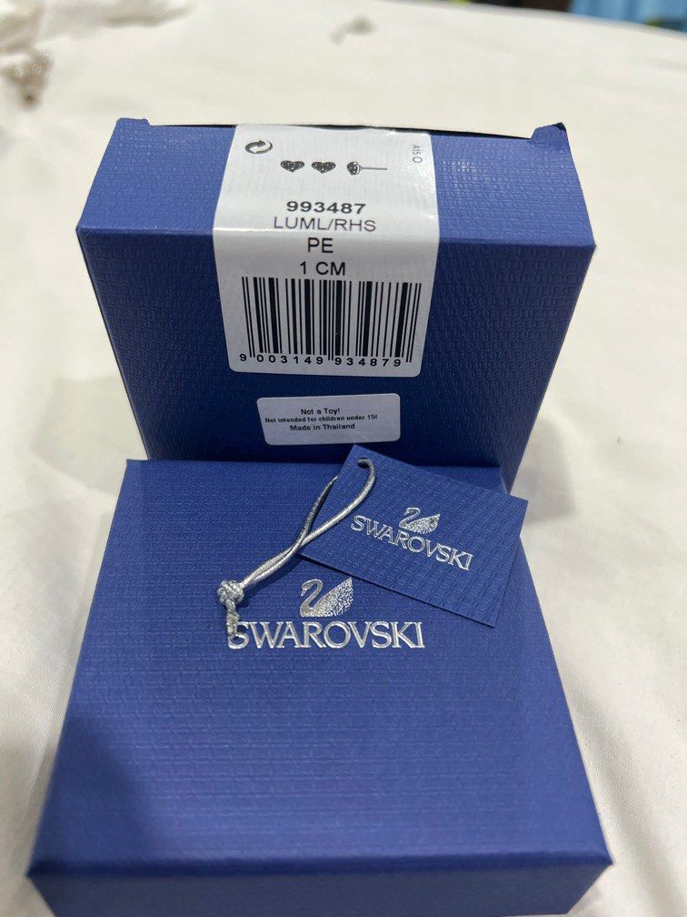 Swarovski Alana light rose pierced earrings