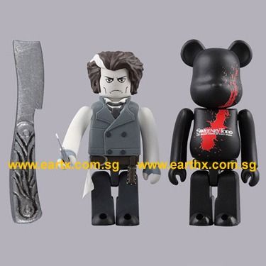 女性に人気！ BE@RBRICK ベアブリック 400％ SWEENEY 代え TODD キューブリック、ベアブリック