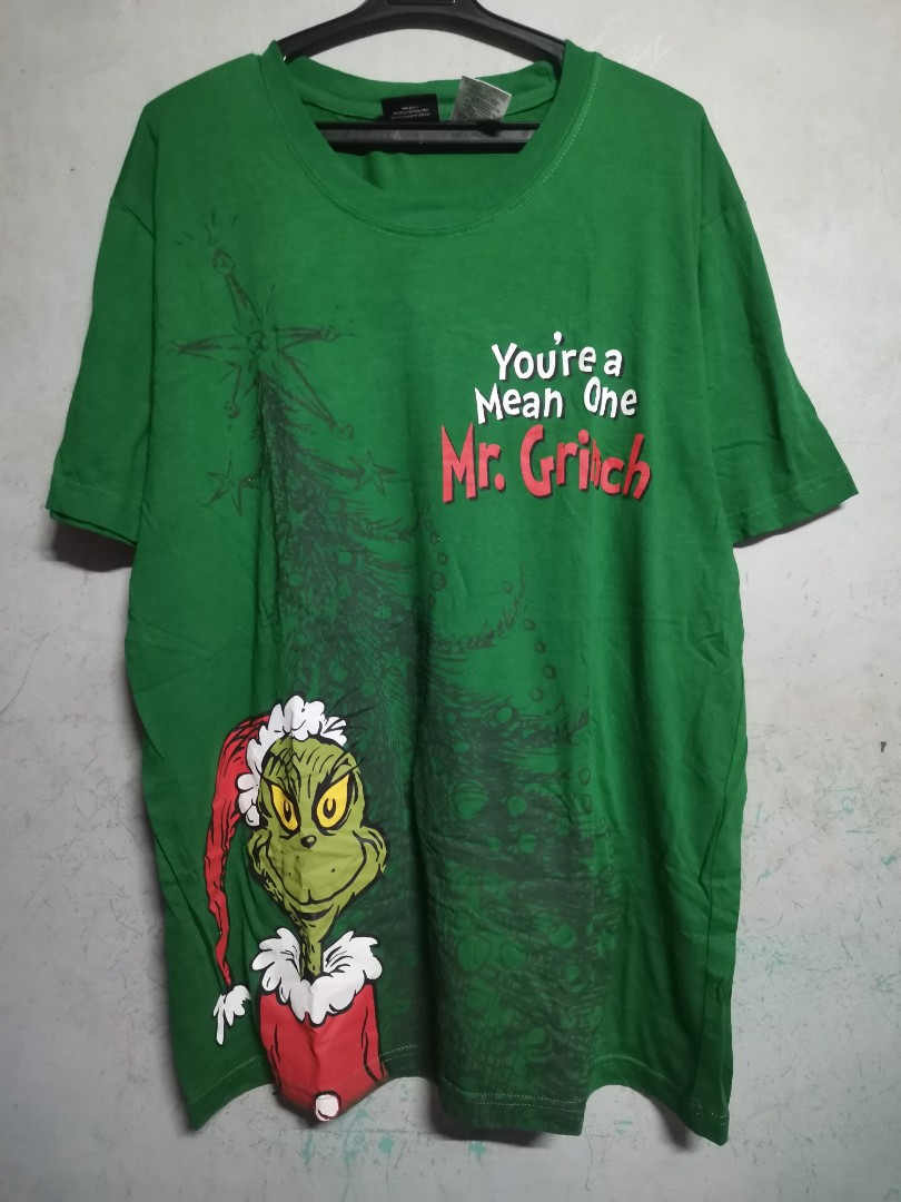 The Grinch, Men's Fashion, Tops & Sets, Tshirts & Polo Shirts on Carousell