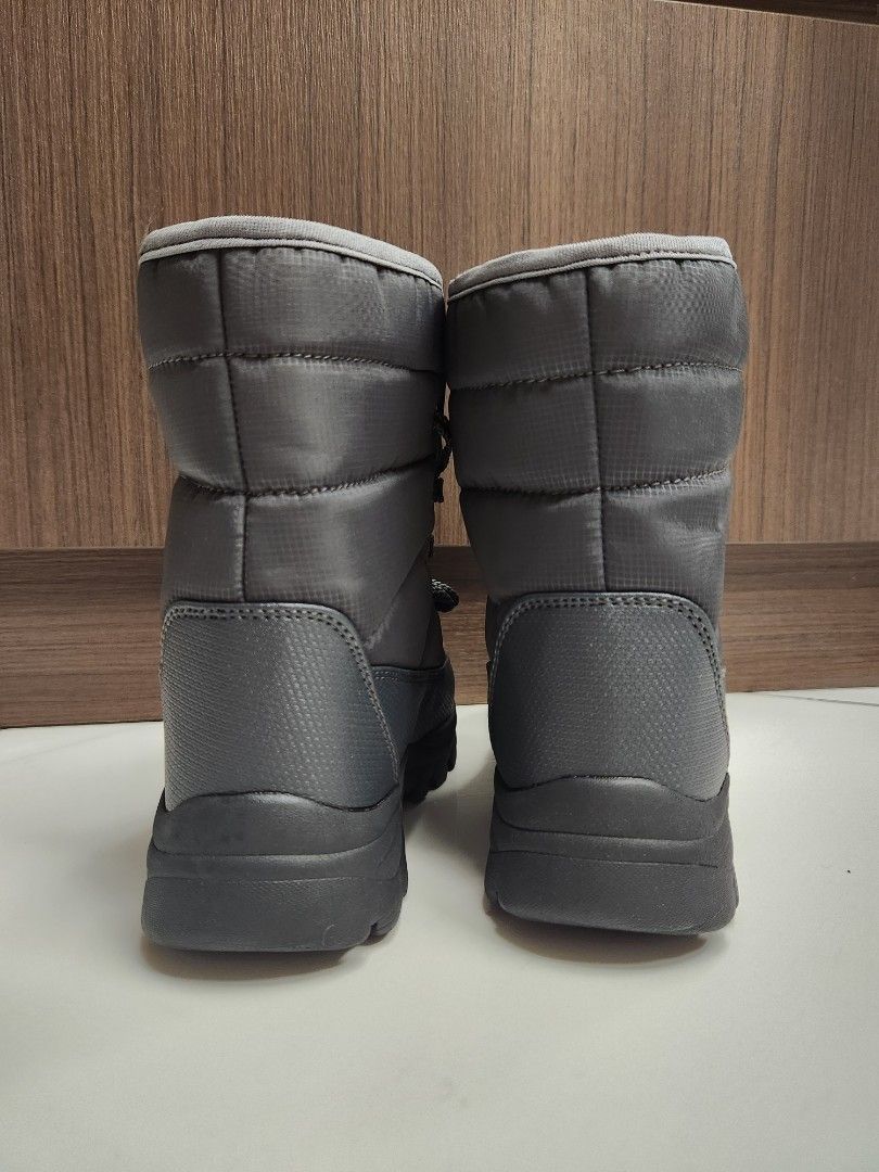Thick Winter Snow Boots Grey Women s Fashion Footwear Boots on