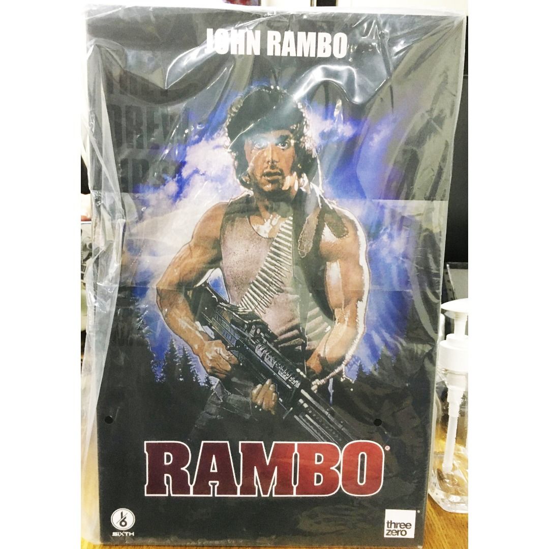 RAMBO II figurine 1/6 John Rambo Threezero 1/6 en PVC 30cm