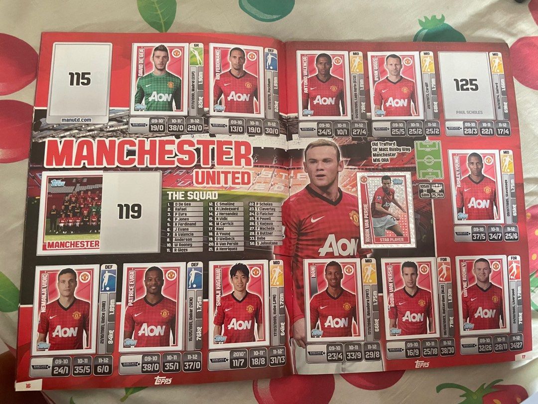 Topps Premier League 2012/2013 Sticker Collection, Hobbies & Toys, Toys ...